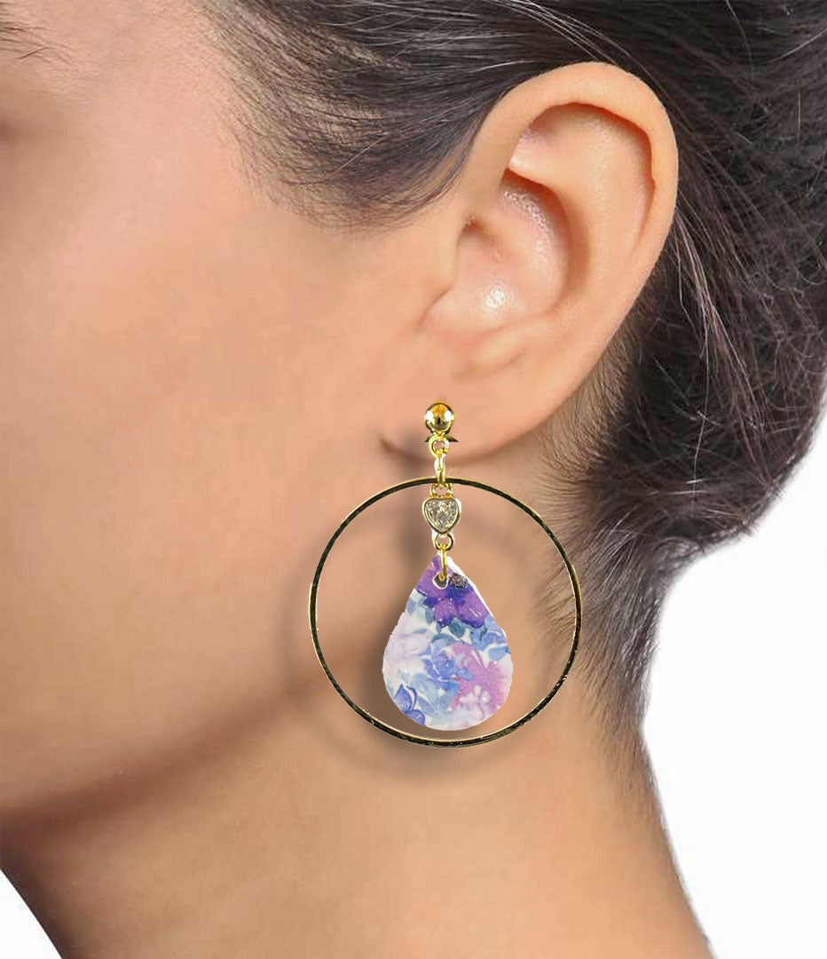 Pastel Floral Dangle