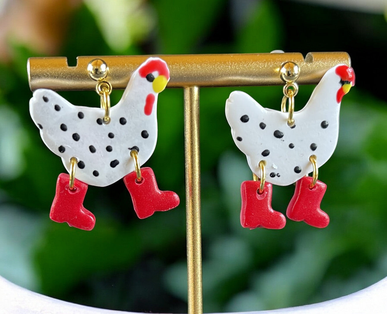 Chickens 'n Boots Dangle