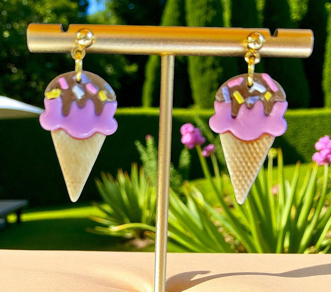 Ice Cream Cone Dangles