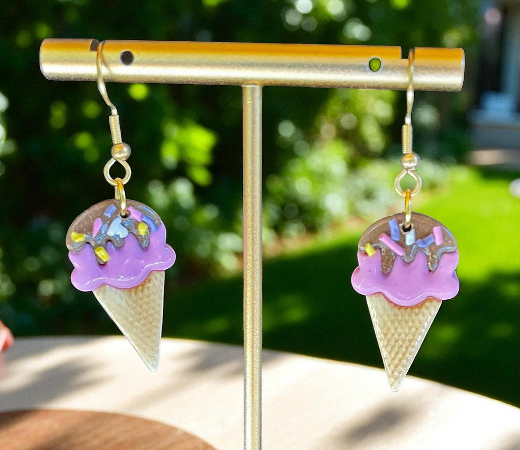 Ice Cream Cone Dangles