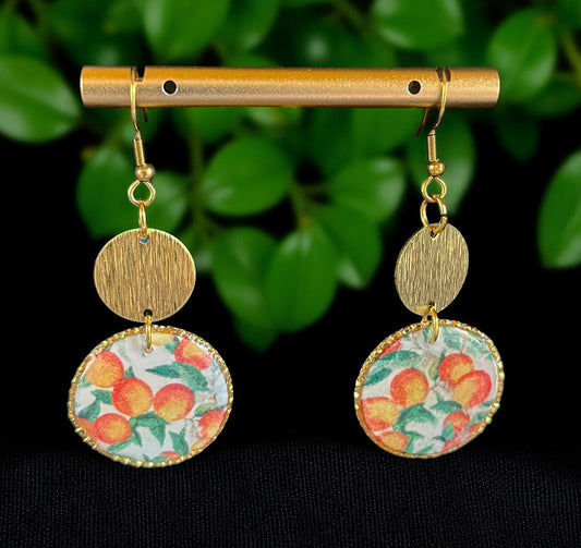 Orange Round Dangle