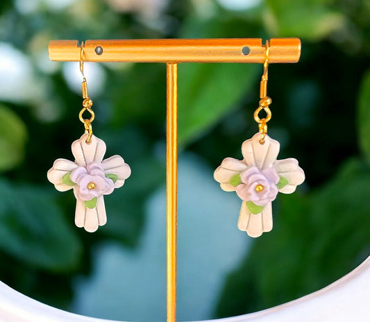 Cross with Florals