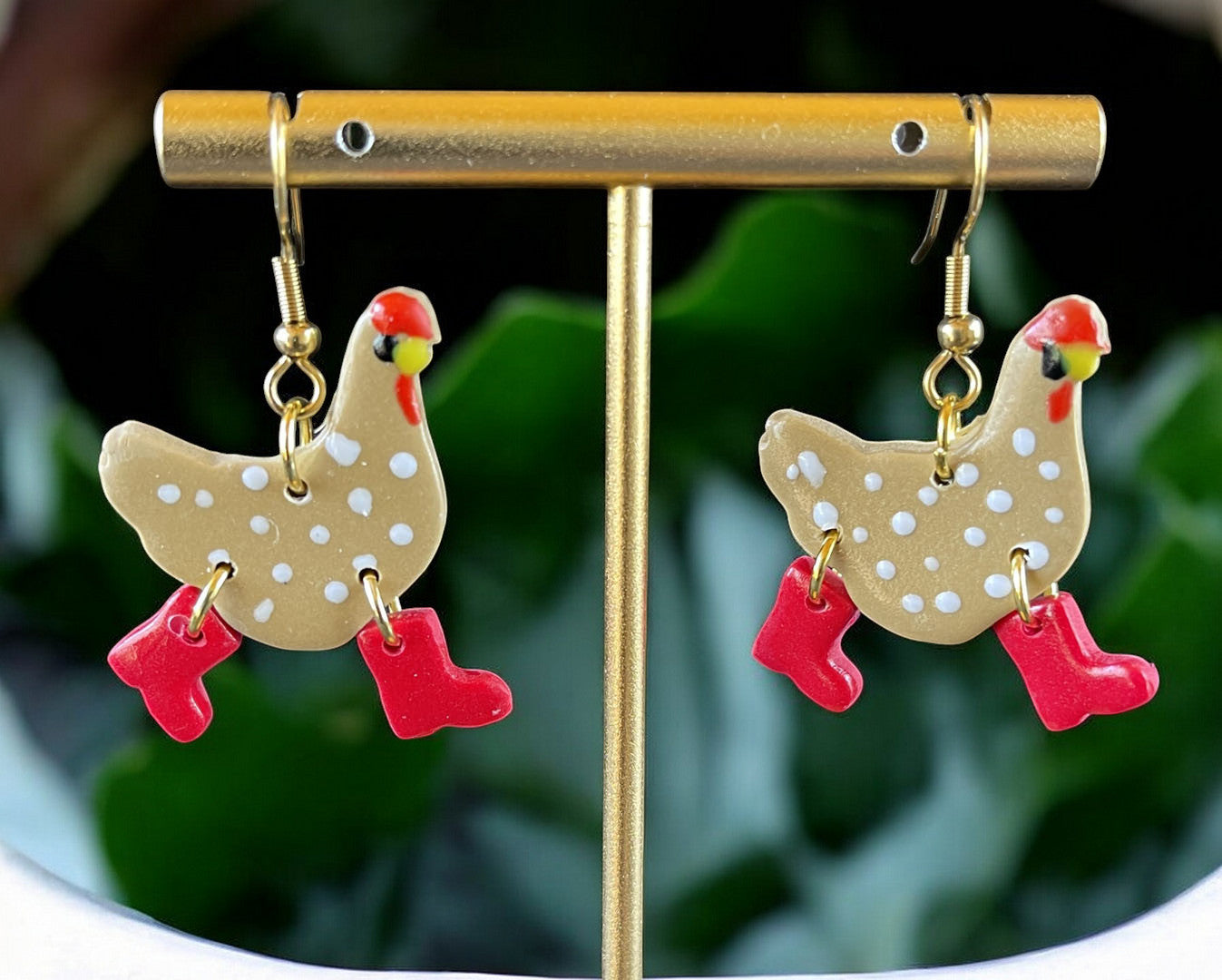 Chickens 'n Boots Dangle