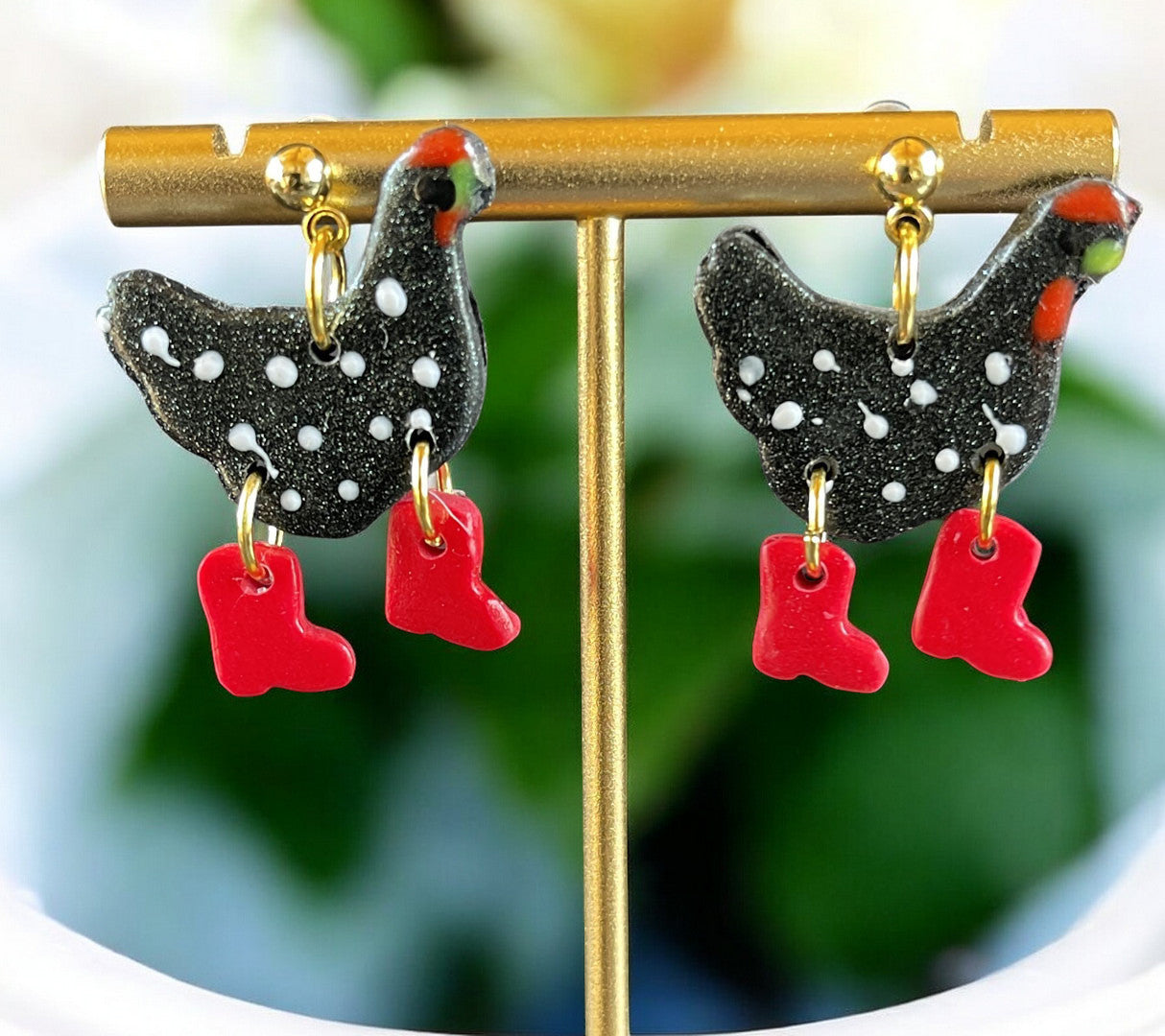 Chickens 'n Boots Dangle